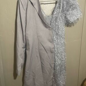 Elegant Gray Women's Dress
